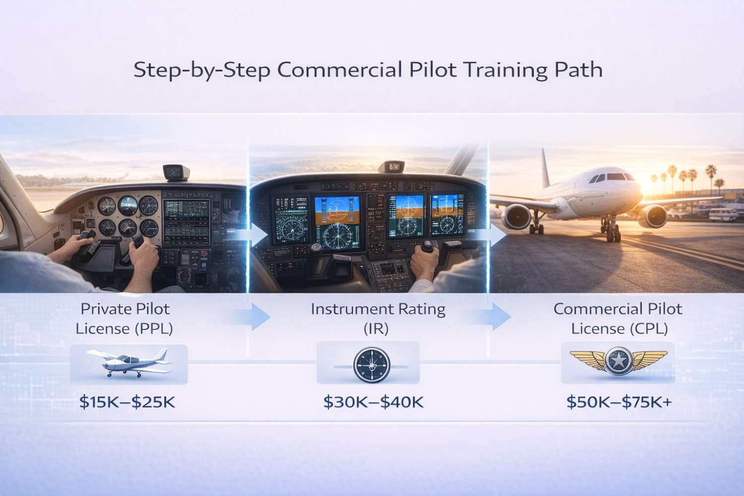 Commercial Pilot License Cost Breakdown in California Commercial Pilot License Cost Breakdown in California