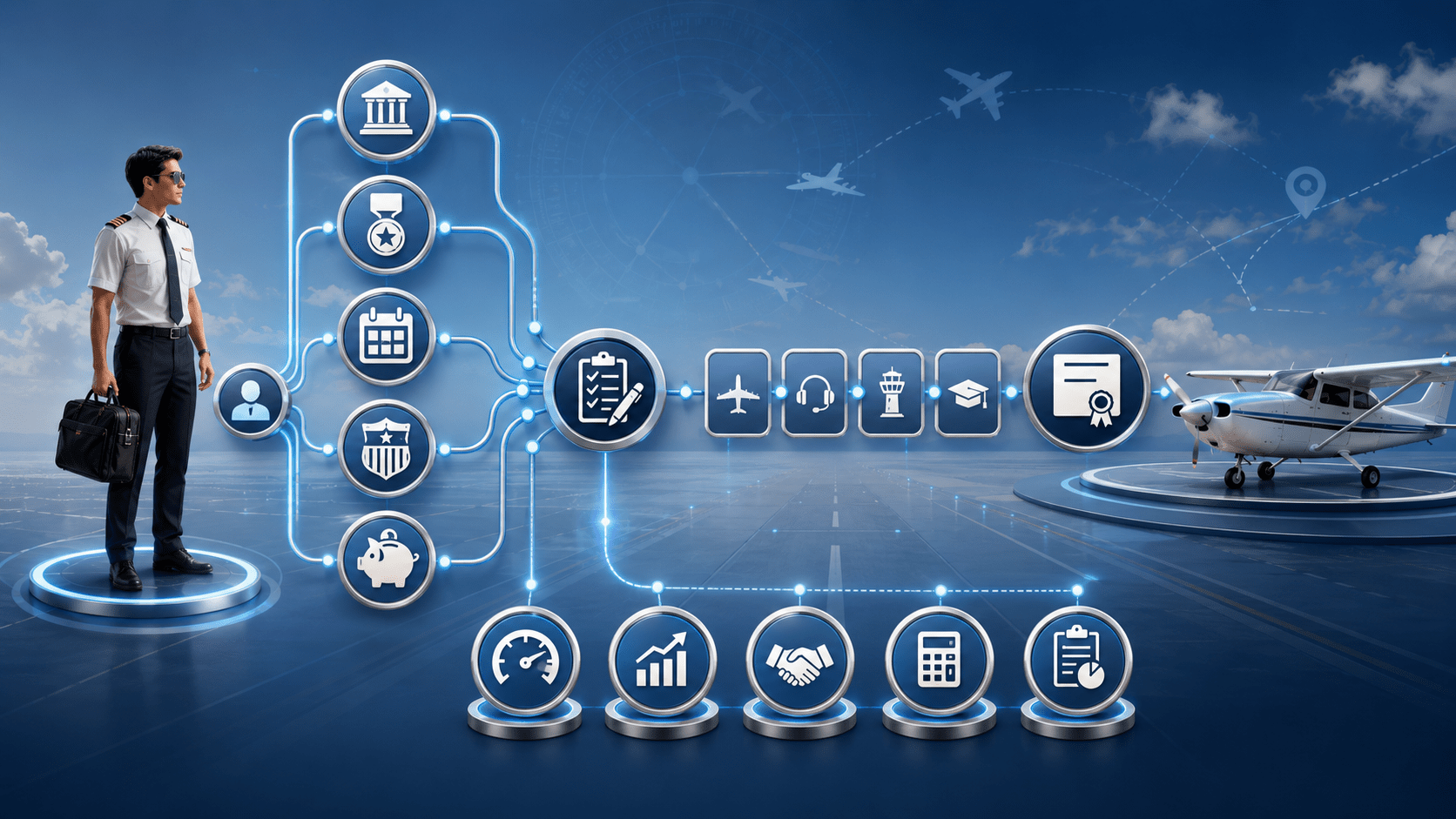 Flight school financing options for aspiring pilots